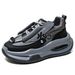 Men's Shoes New Autumn And Winter Leather Sports Shoes Men's Retro Color Matching Thick Bottom Heightening Daddy Shoes Men's Trendy Shoes_vogvips.com