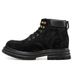 Men's Shoes Martin Boots With Inner Height Increase Men's Shoes First Layer Of Leather Men And Women Thick Soled Short Boots Work Boots_vogvips.com