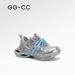Yang Chaoyue Same Style GGCC Interstellar Journey 2025 Spring New Thick-Soled Dad Shoes Silver Women's Sneakers_vogvips.com