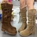 Su Yinyin Tassel For Women 2025 New Autumn Over-the-Knee Riding Chunky Heel Slouchy Long Boots_vogvips.com