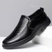 European Warm Series 2025 Autumn Winter New Casual Leather Thick Sole Wear-resistant Business Big Head Non-slip Waterproof Men's Shoes_vogvips.com