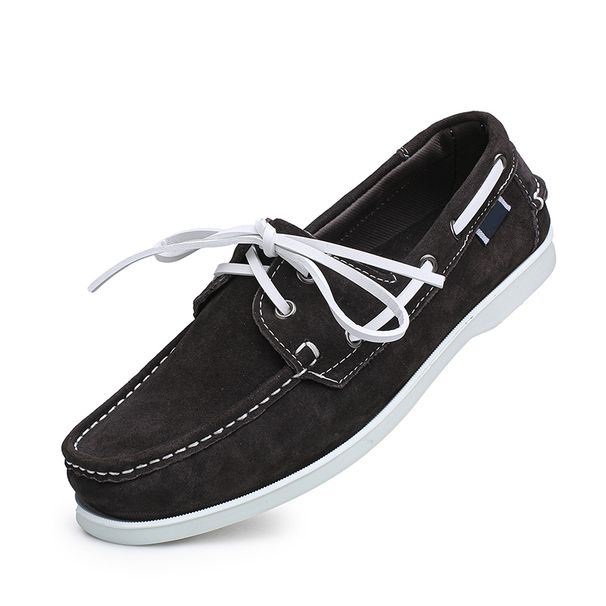 Fashion Classic Boat Men Leather Hot Sale Men's Outdoor Walking For Man Wedding Dress Shoes Lace-Up Simple Loafers_vogvips.com