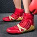 New Boxing Shoes Wrestling Fighting Shoes Breathable Lightweight Sanda Training Shoes Fighting Shoes_vogvips.com