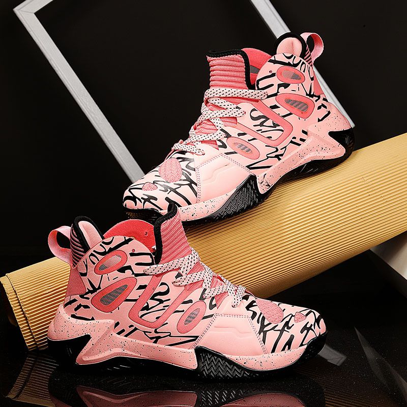 Autumn Winter Men's Celebrity Style Basketball Lightweight Soft Sole Combat Boots Sports Casual Shoes Student Sneakers_vogvips.com