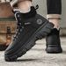 New Leather Spring Men's Shoes High-top Men's Heightening Tooling Martin Boots_vogvips.com