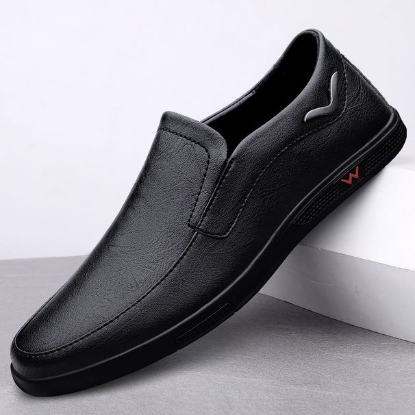 TerraStride Slip-On Shoes For Men, Genuine Breathable Business Casual Shoes, 2025 Spring New Men's Loafers, Leather Soft Sole_vogvips.com