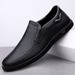 TerraStride Slip-On Shoes For Men, Genuine Breathable Business Casual Shoes, 2025 Spring New Men's Loafers, Leather Soft Sole_vogvips.com