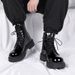 European Warm Series Glossy High-Top Martin Men, New Autumn And Winter British Style, Large Size, Thick Sole, Height-Increasing, Casual Work_vogvips.com