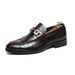 Euro Step Brogue Autumn Casual Korean Pointed Toe Fashion Men's British Style Hairdresser Leather Slip-On Trendy Shoes For Men_vogvips.com