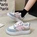 Star Little White For Women Autumn New Korean Edition Ins Female Students Fashion Thick Soled Sports Board Casual_vogvips.com