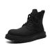 Martin Boots Men's Heightening Retro Boots Commuting High-top Leather Shoes Thick-soled Medium-help Tooling Boots_vogvips.com