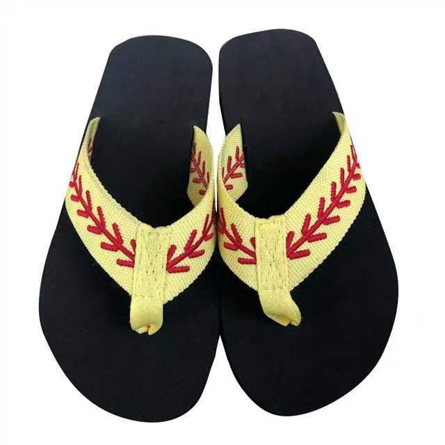 Shoes Foreign Trade Large Size Sandals For Women New Style Clip Toe Embroidery Thick Bottom Casual Flat Slippers Women Flip Flops_vogvips.com