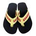Shoes Foreign Trade Large Size Sandals For Women New Style Clip Toe Embroidery Thick Bottom Casual Flat Slippers Women Flip Flops_vogvips.com