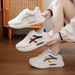 Women's Retro Running Shoes - Platform Sneakers For Casual & Sporty Style_vogvips.com