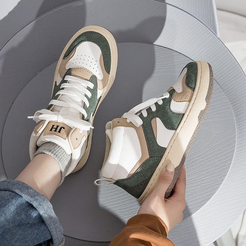 Gaobang Virtue Training Women's Autumn New Korean Edition Student Leisure Versatile Sports White Board Shoes Trend_vogvips.com