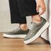 Euro Step 2025 New Summer Breathable Men's Sneakers Office High-end Stylish Casual Trendy Shoes_vogvips.com