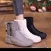Snow Boots, Women's Short Boots With Fleece, All-Season Winter Shoes, Casual Home Cotton Shoes_vogvips.com