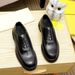 European Trendy Spring And Autumn Genuine Leather British Style Sneakers Men's Top Layer Cowhide Brushed Color Casual_vogvips.com
