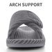 Crestar Orthopedic House Slippers For Women Fashion Spring Open Toe Corduroy Slides With Arch Support Female Soft Bedroom Shoes_vogvips.com