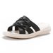 Women's Summer Large Size Line Shoes, Oxford Bottom Non-slip, Mom Cool Non-slip, Flat Bottom_vogvips.com