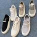 New LABCOURT Sneakers With Height-Increasing Leather Thick Soles, Women's Casual In Black And White, Versatile Couple_vogvips.com