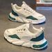 Men's 2025 Summer New Mesh Breathable Men's Sports And Leisure Thick Sole Height Increasing Trendy Brand Dad Shoes_vogvips.com