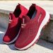Women's Spring New Breathable Slip-On Soft Sole Walking Shoes For Middle-Aged And Elderly Mothers Wholesale Dropshipping_vogvips.com