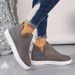 Large Size Wome's 2025 Ew With Icreased Elasticity Iside, Casual Sports Board Shoes, Flat Sole Sigle Shoes For_vogvips.com
