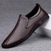 Men's Casual Loafers, Driving To Work, Soft-soled Soft Leather Men's Shoes, Lazy Men's Shoes_vogvips.com