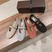 Uniquely Woven One-Piece Buckle Ballet For Women In Spring And Summer 2025, New Hollowed Out Sports Mary Jane Single_vogvips.com