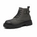 Martin Boots Men's High-top Wind Velvet Thermal Cotton Shoes Comfortable Medium-top Leather Boots Men's Snow Boots_vogvips.com