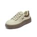 2025 Spring New White Sneakers Korean Style Ins Female Student Thick Sole Height Increasing Sports Casual Street_vogvips.com
