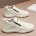 Men's Shoes New Style Sports Casual Leather Shoes Lazy One Step Wear Resistant Labor Protection Fashion Shoes_vogvips.com