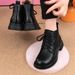 Flat Martin Soft Sole British Style Spring Autumn Single 2024 New Round Toe Ankle Versatile Short Boots_vogvips.com