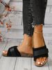 Women's Fashion Slippers Waterproof Non-Slip Thick Sole Wear-Resistant Soft Sole Comfortable Home Outdoor Daily Slip-On Slippers_vogvips.com