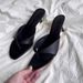 Sheepskin Version~Vintage High-heeled Thong Women, Suitable For Wearing With Skirts, Simple And Elegant Stiletto Sandals_vogvips.com