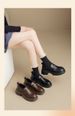 Platform Loafers Women's Giant Good-looking With Skirts, Small Leather Shoes, Single Shoes_vogvips.com