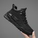Winter Thick-Soled Men's Large-Size Handmade Casual Shoes, Fashionable Snow Boots, High-Top Men's Boots, Warm And Fleece_vogvips.com