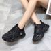 Women's Thick Soled Dad Shoes For Women New Leather Dad Shoes Style All Match Casual Height Increasing Sports Shoes For Women_vogvips.com
