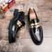 Men's Fashion Leather Shoes Low Top Outdoor Foot Cover Platform Shoes_vogvips.com
