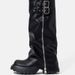 Hot Girl Thick-Soled Slouchy Booties For Women 2025 New Small Size Over-the-Knee Side Zipper High Tube Riding Boots_vogvips.com