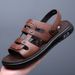 Breathable Men's Sandals Lightweight Quick Dry Water Non Slip Summer Beach Shoes Outdoor Walking Sandalias Male Slippers_vogvips.com