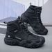 Men Hiking Boot Winter Outdoor Shoes Lace-Up Non-slip Sports Casual Trekking Boots Man Suede Warm Shoes_vogvips.com