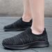 Cross-border Men's Fly-knit Running Shoes, Spring/summer Low-top Slip-on Mesh Lightweight Breathable Casual Walking_vogvips.com