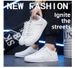 2026 Summer Men's Shoes Breathable Shoes Male Students Trend Versatile White Shoes Platform Sports Casual Board Shoes Trendy Shoes_vogvips.com