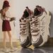 New Women's Fleece-Lined Warm Dad Leather Waterproof Non-Slip Casual Sneakers Thick Sole All-Season Trendy Shoes_vogvips.com