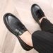 2026 Spring New Shoes Genuine Leather Versatile Trendy Breathable Slip-On Casual Loafers Men's Moccasins_vogvips.com