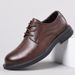 Men's Business Formal High-end Genuine Leather Casual Black British Style Solid Color Height-increasing Wedding Shoes_vogvips.com