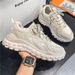Men's Dad Shoes Breathable Mesh Non Slip Running Sneakers Tire Sole Casual Durable Lightweight Sports Outdoor Fashion Walking_vogvips.com