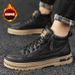 European Warm Series Winter New Mid-High Top Martin Boots Men's British Low-Top Casual Leather American Work Cotton Shoes_vogvips.com